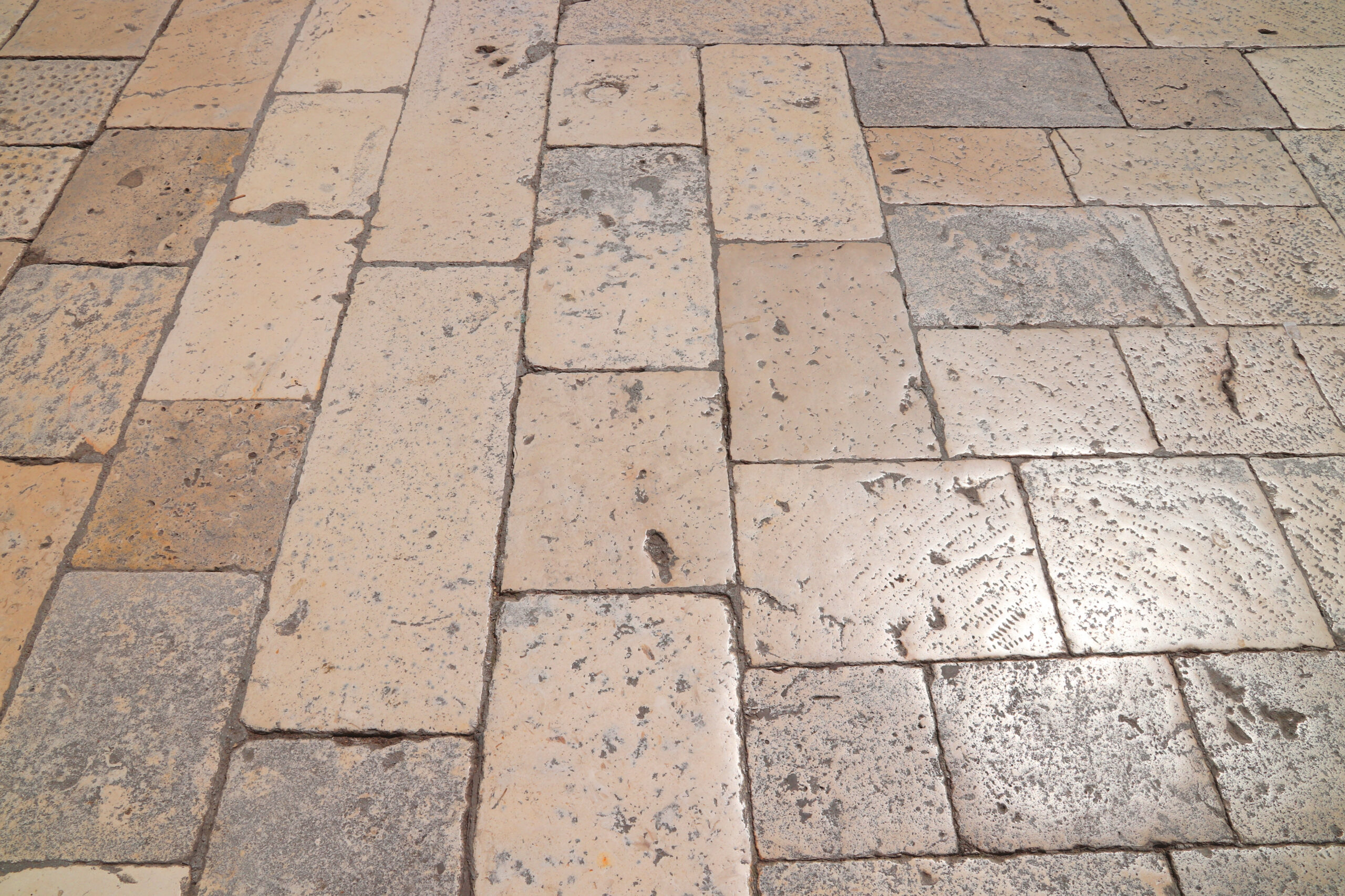 cleaning limestone floors