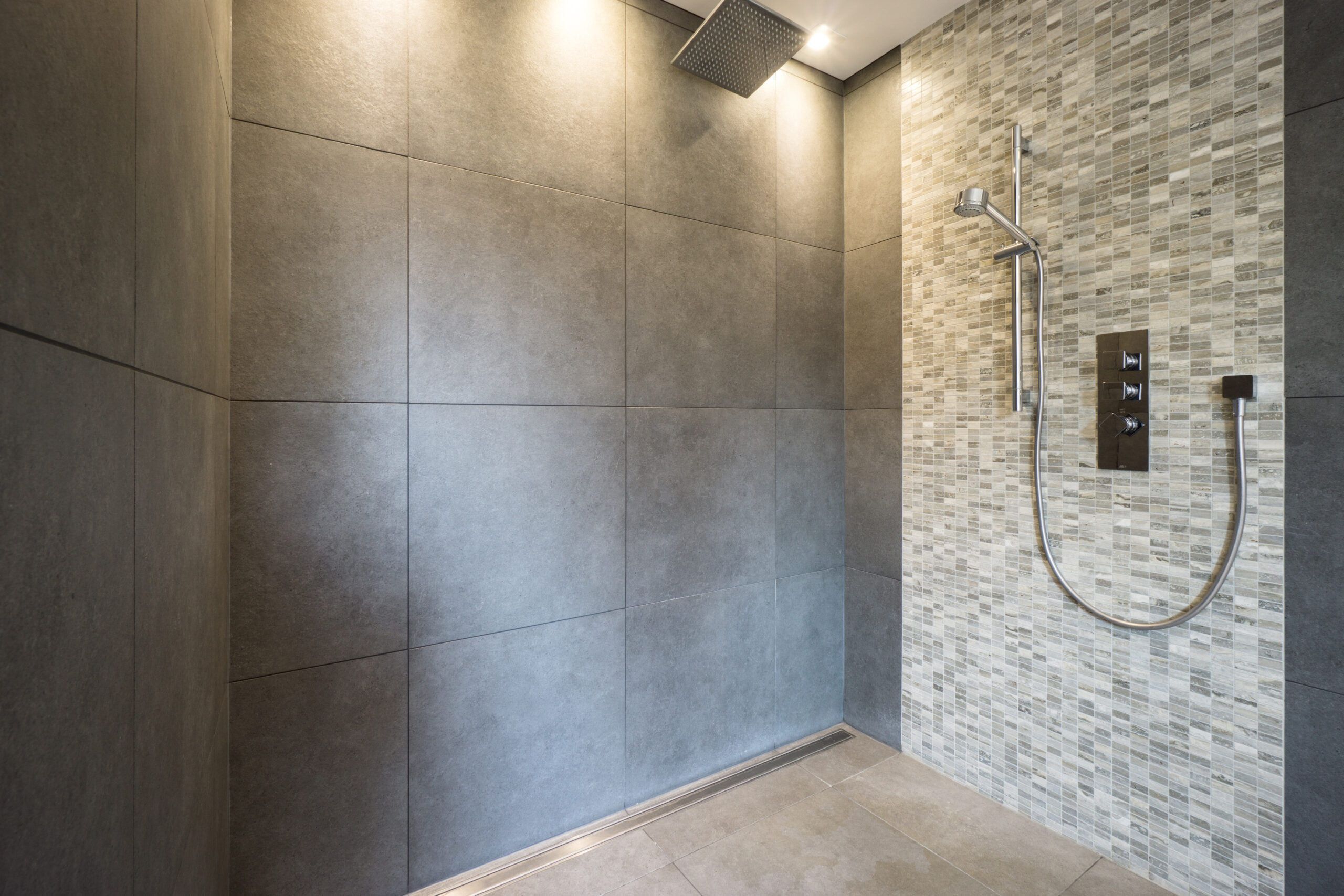 natural stone shower